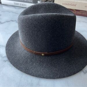 Rag & Bone Gray Felt Fedora Hat